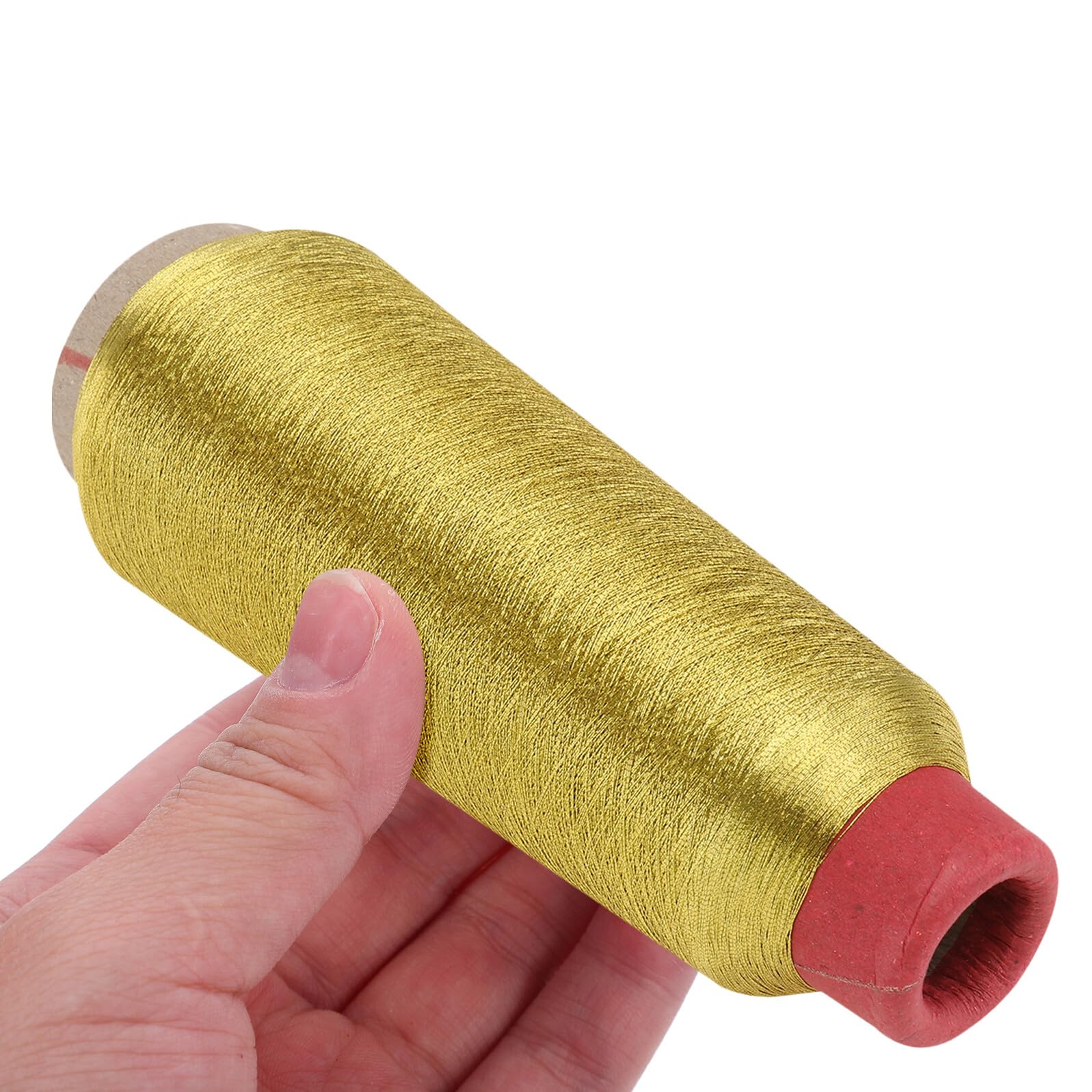 Amazon | Sewroro 刺繍糸 金 メタリックポリエステル製 5000ヤード巻き